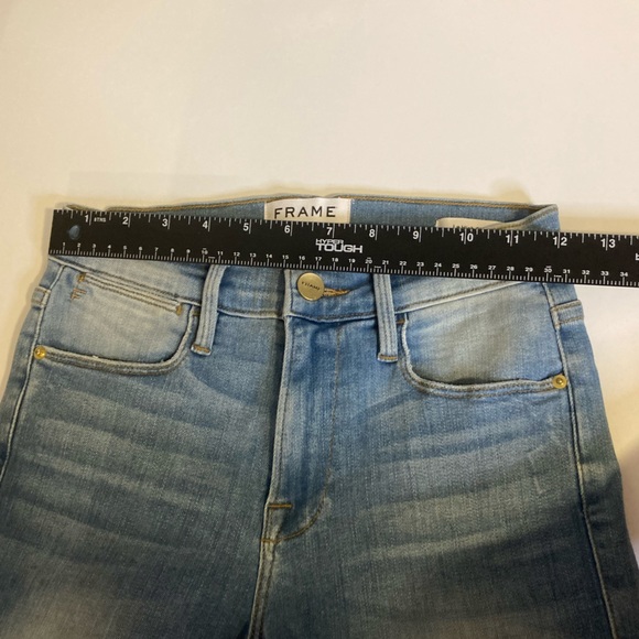 Frame Denim Jeans Le High Skinny Like New Size 24 - Picture 8 of 16
